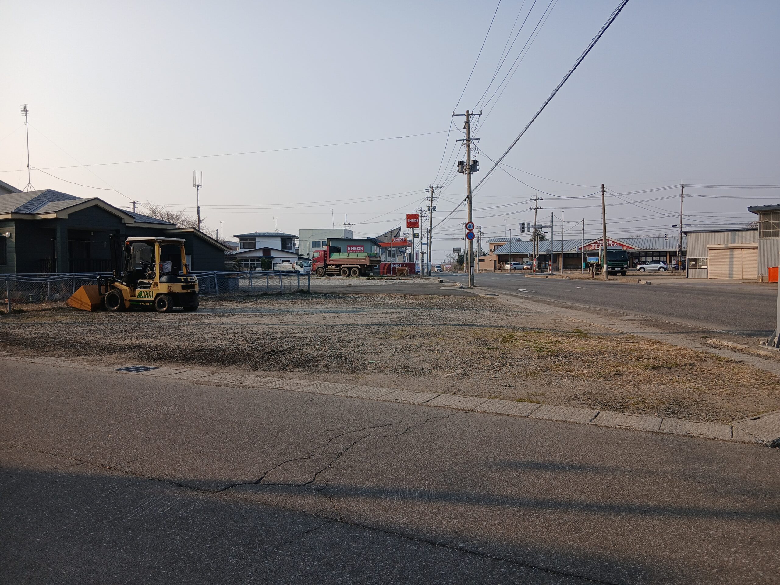 能代市落合字上谷地　売土地